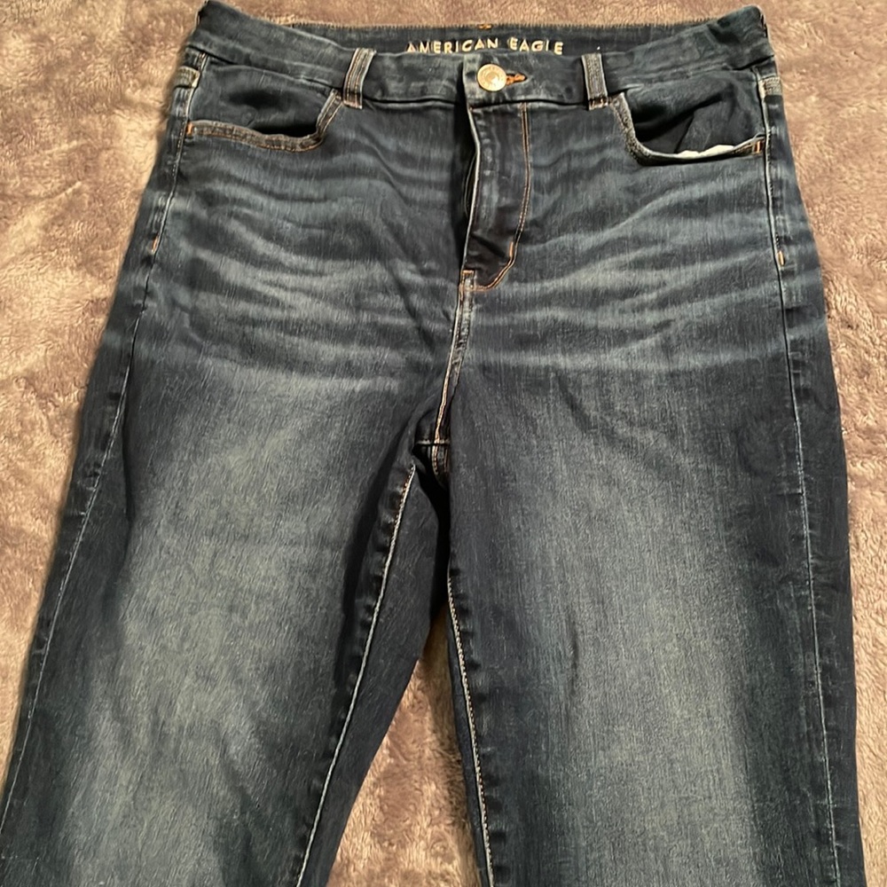 American Eagle jeans high waist straight leg